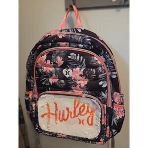 Brand new Hurley backpack with flip sequins.  Sturdy and sparkly.